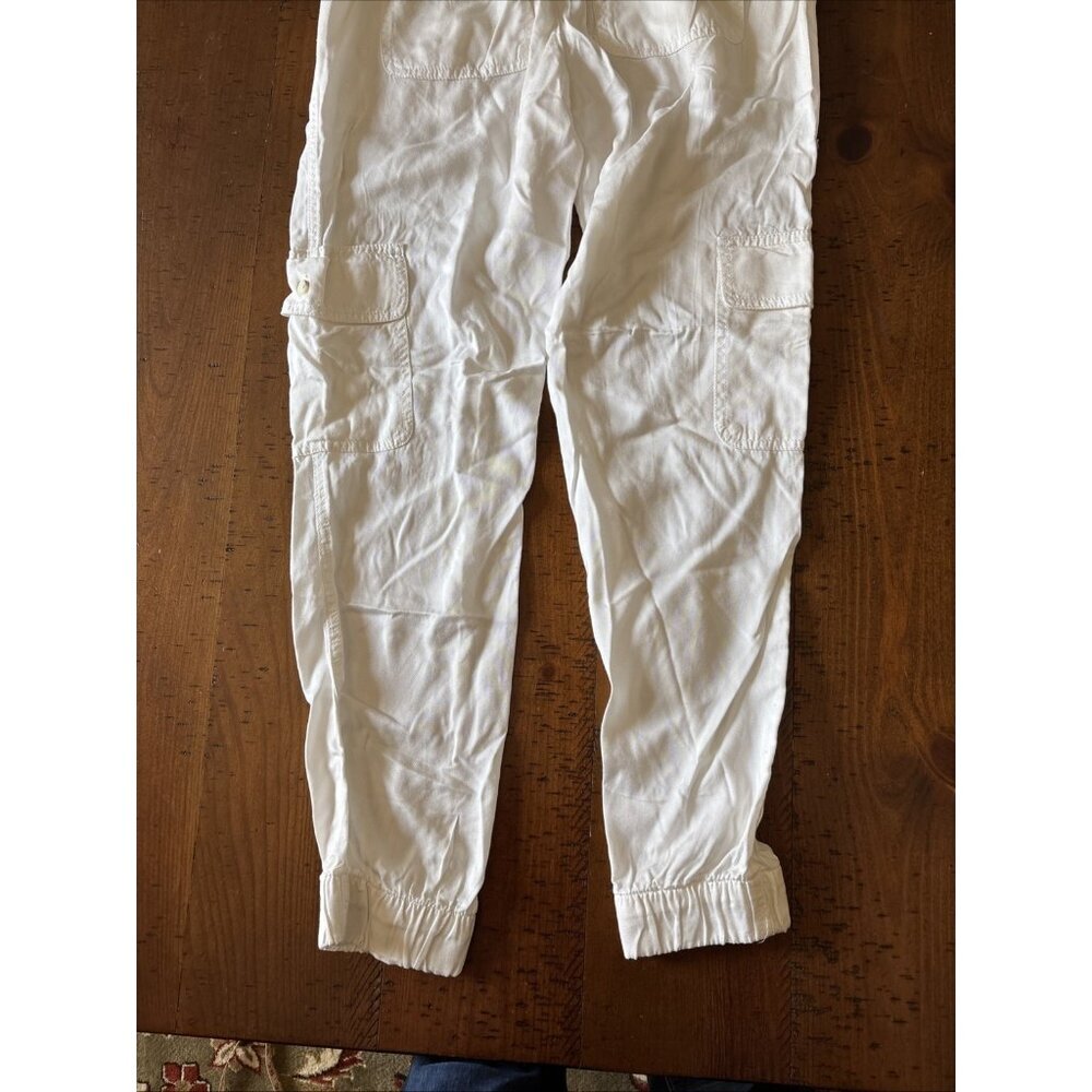 c c california White Cotton Joggers Size XS New - Picture 7 of 7